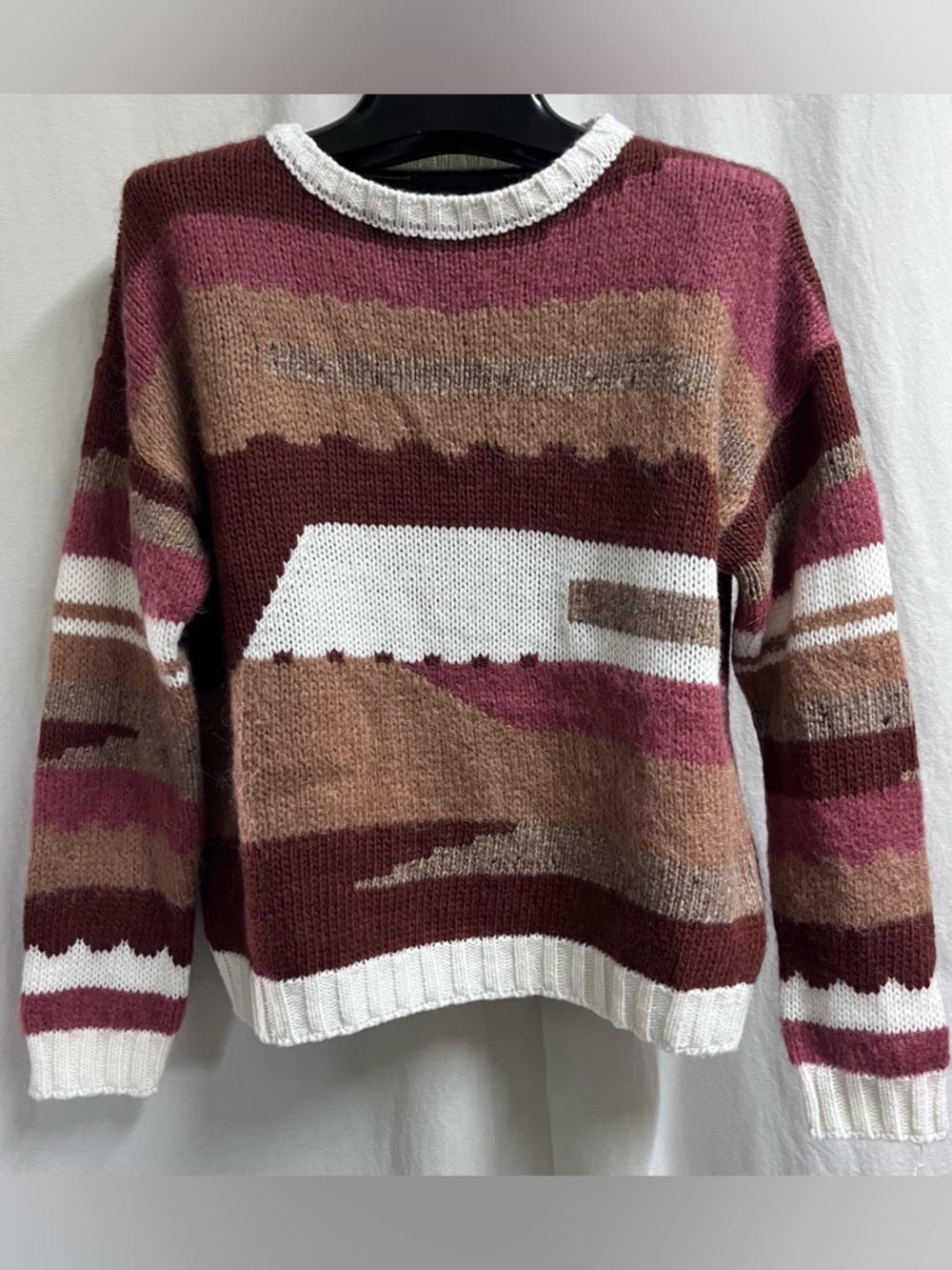 Elsamanda Italy Chunky Knit Alpaca Wool Blend Sweater Small